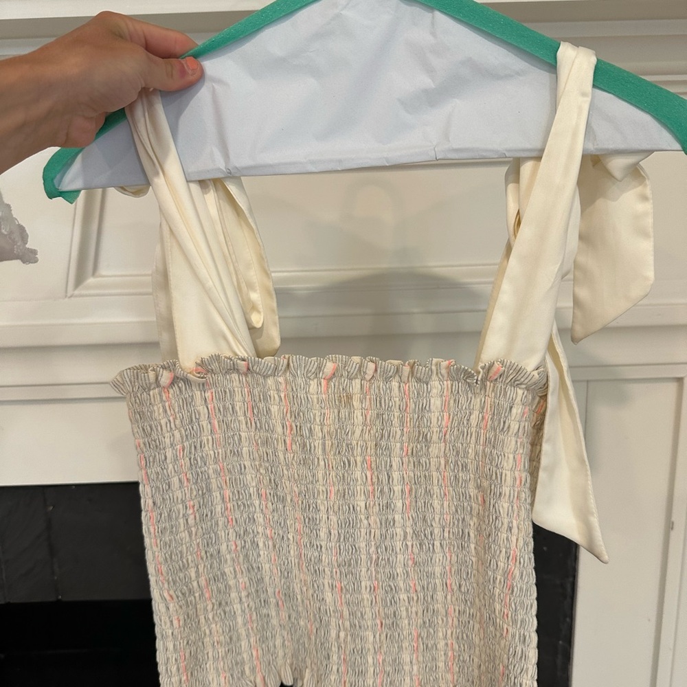 Cream and Pink Koch Top
